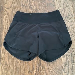 Lululemon Black Speed Up Shorts *4*